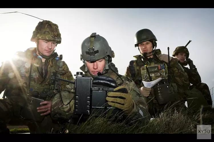 Militaire oefening in en rond Bergen