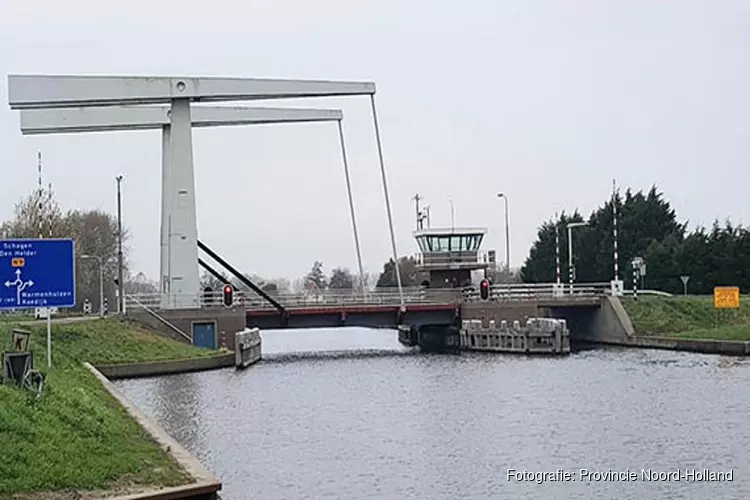 Weekendafsluiting Schoorldammerbrug in Schoorldam