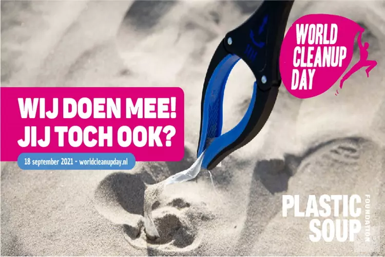 World Cleanup Day op Het Groene Strand Camperduin