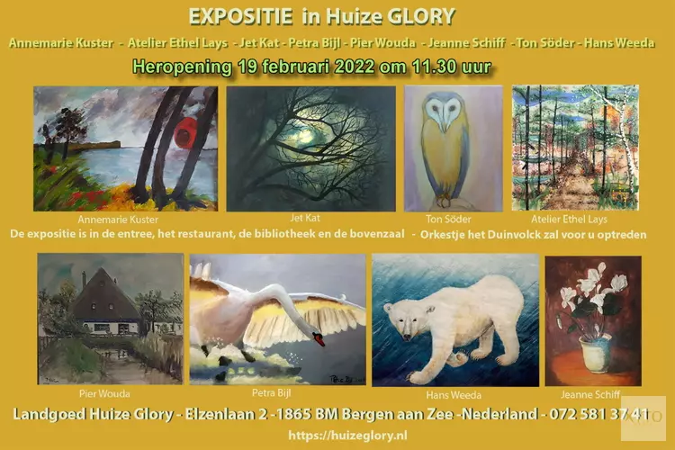 Expositie Huize Glory Bergen Aan Zee