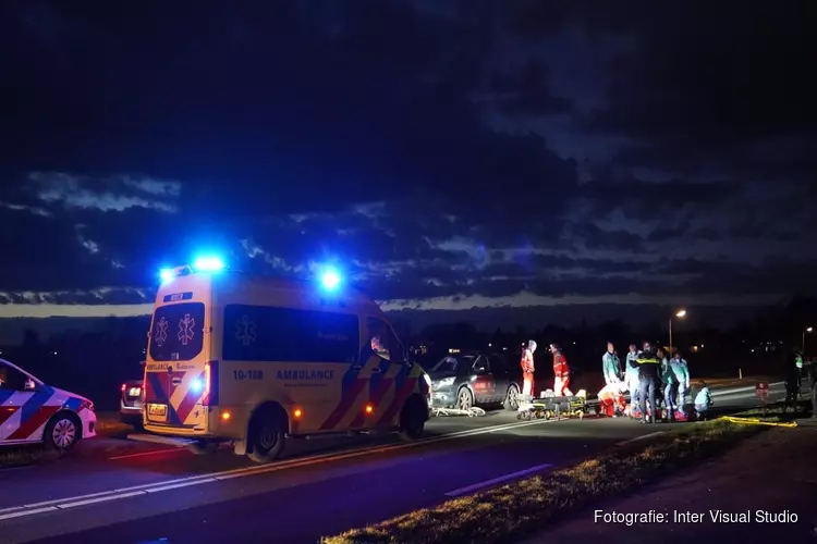 Twee zwaargewonden bij ernstig ongeval Bergerweg