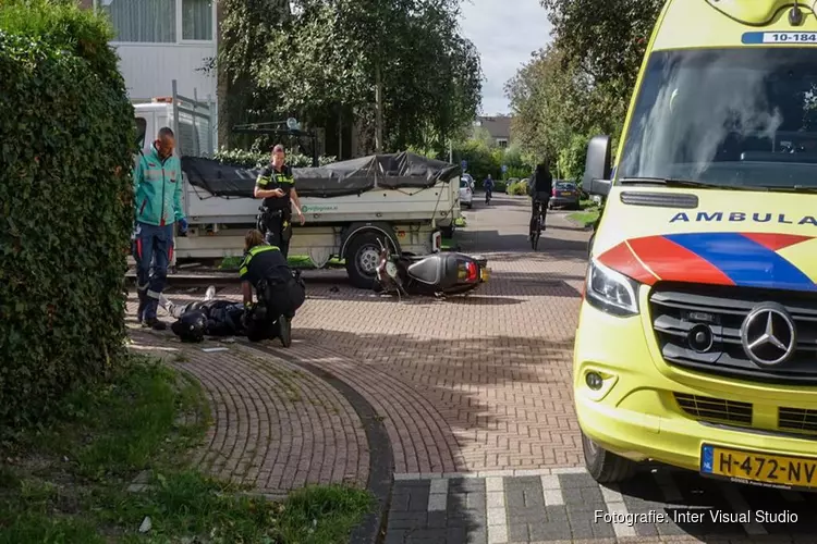 Scooterrijder gewond in Bergen