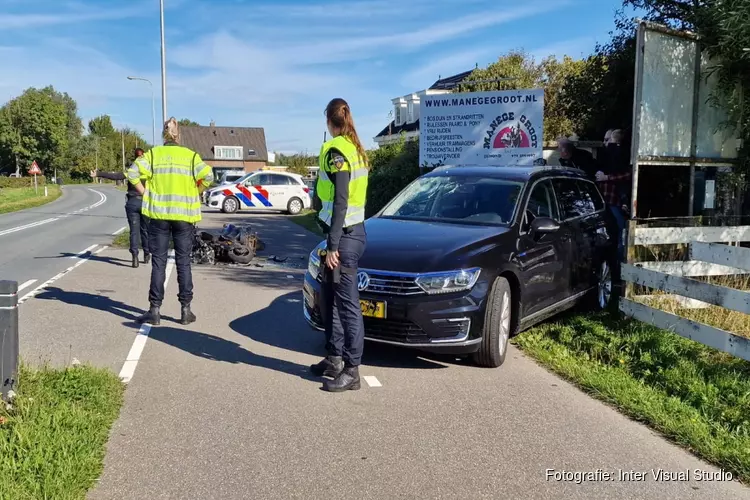 Scooterrijder gewond bij ongeval Egmond aan den Hoef