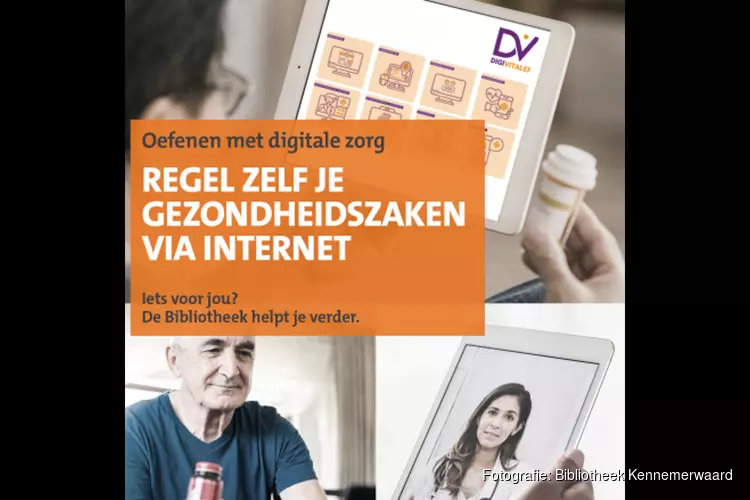 Zelf je gezondheidszaken regelen via internet? Leer het in de bibliotheek met DigiVitaler