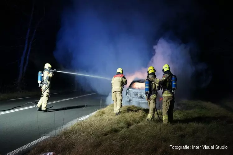 Auto door brand verwoest in Bergen Aan Zee