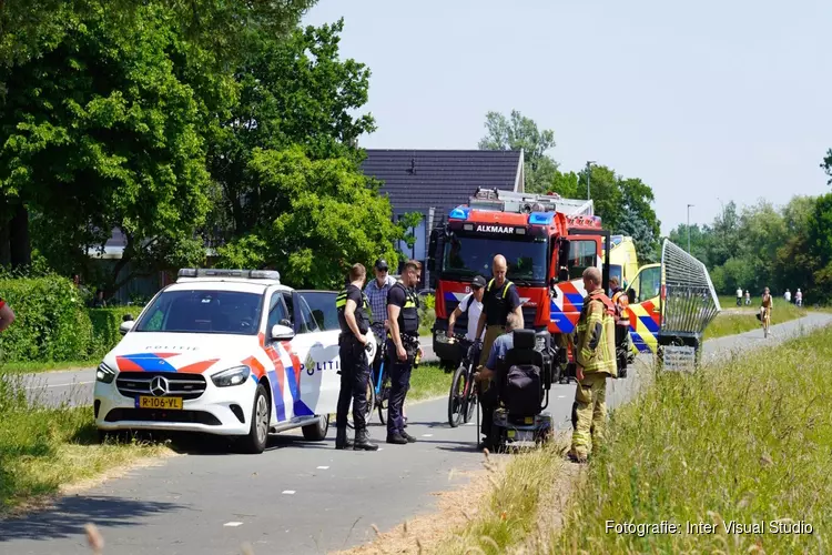 Scootmobiel-bestuurder veilig thuisgebracht na "stuurfout"