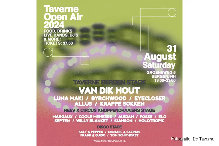 Taverne Open Air op 31 Augustus 2024