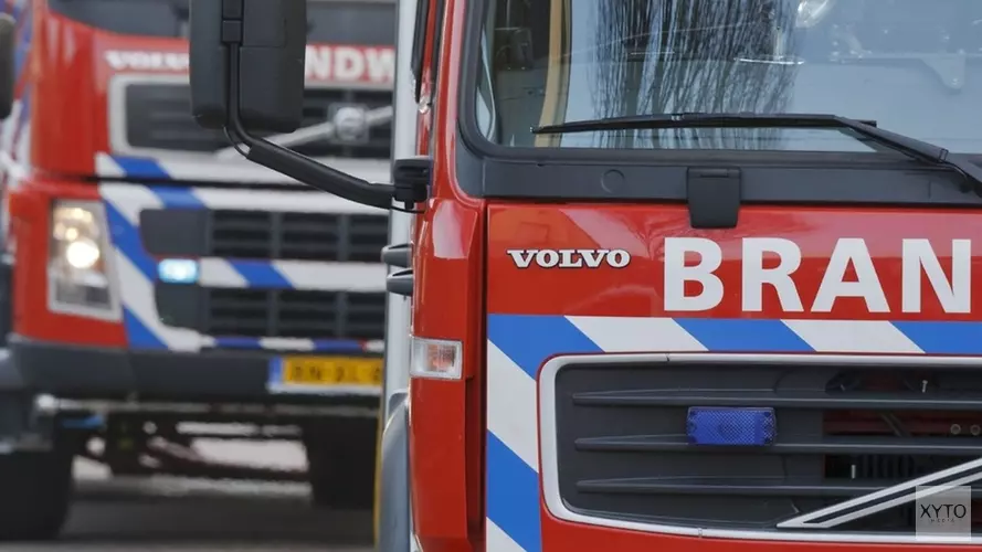 Brand bij skiclub in Bergen