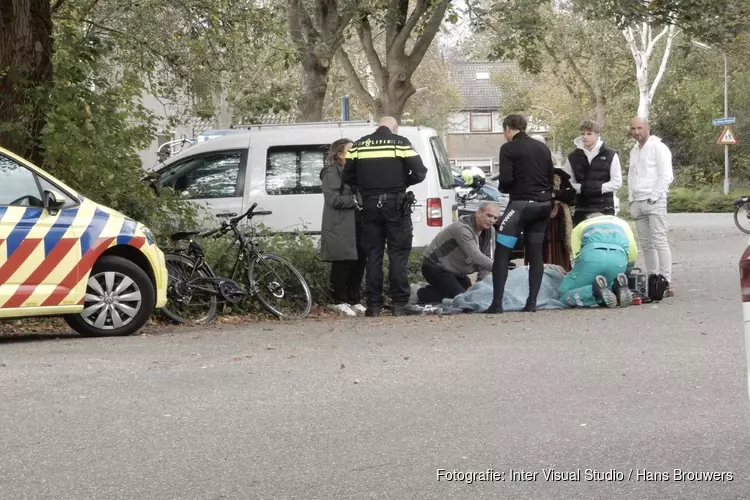 Fietsster gewond bij aanrijding