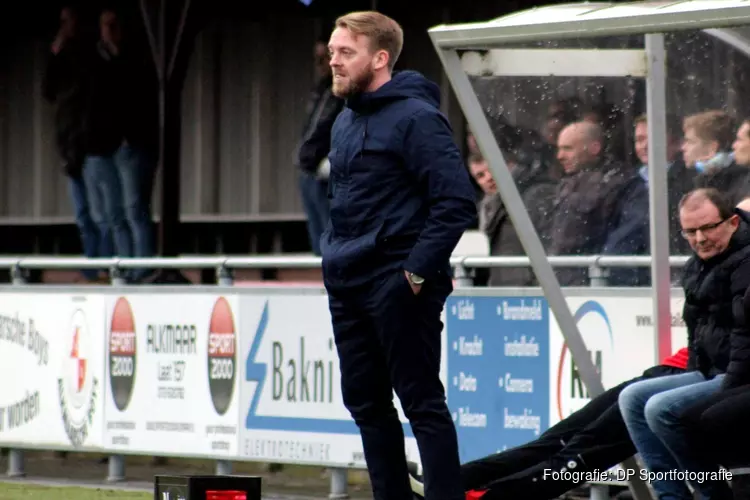 Trainer Hopman nog een jaar aan VV Bergen verbonden