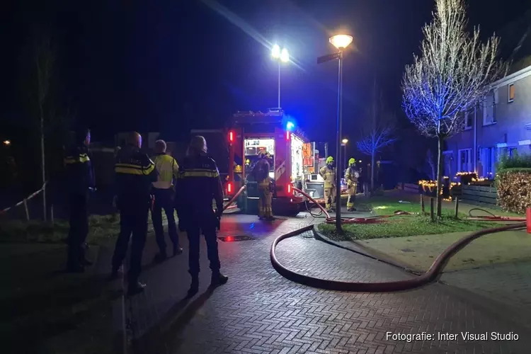 Brand in woning in Groet snel onder controle