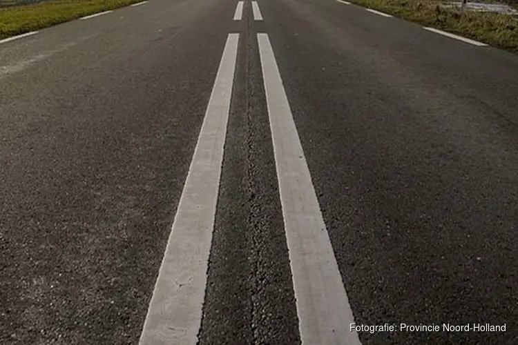 Nieuwe belijning op kruisingen Randweg (N512) in Egmond-Binnen