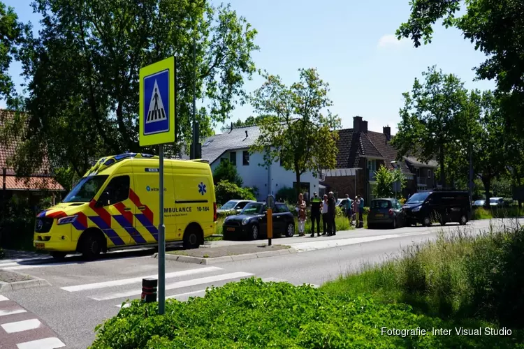 Botsing op rotonde in Bergen